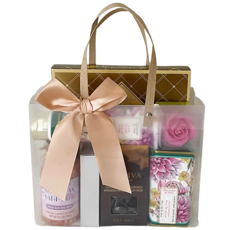 Spa and Gourmet gift basket