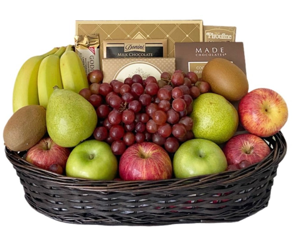 Assorted Fruit and Gourmet Gift Basket